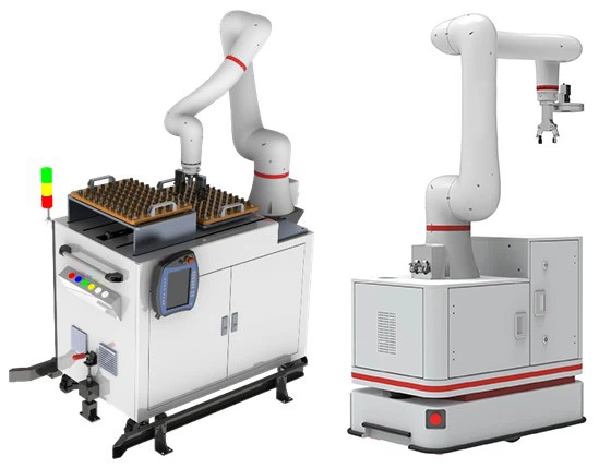 Flexible mobile carts and composite robot